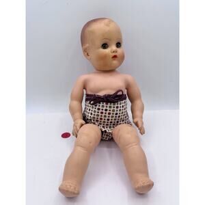 Vintage Horseman 14” Drink And Wet Baby Doll Child’s Toy Collectable.